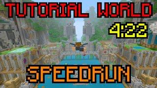 [WR] Minecraft Any% Tutorial World in 4:22 (1.14)