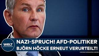 HALLE: Verbotener Nazi-Spruch! Gericht verurteilt AfD-Politiker Björn Höcke