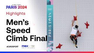 Separated by just 0.02!  | Sport Climbing Speed Final | #Paris2024