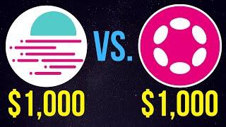 $1,000 Moonbeam vs. $1,000 Polkadot – Who Wins? | GLMR or DOT?