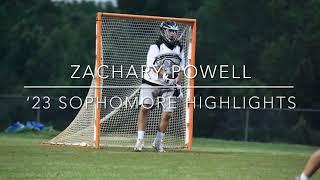 Zachary Powell ‘23 Highlights