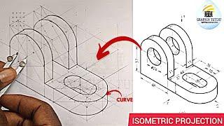 ISOMETRIC CIRCLES, CURVES AND ARCS IN 3 - DIMENSION VIEW