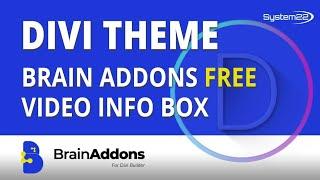 Divi Brain Addons Free Divi Plugin Video Info Box 
