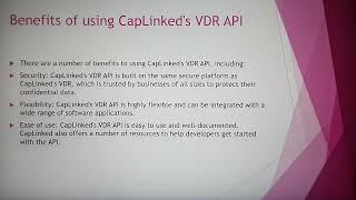 CapLinked's Virtual Data Room API