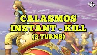 Dragon Quest XI - Calasmos Instant Kill in 2 turns (True Final Boss Fight)