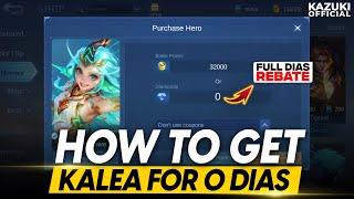 HOW TO GET KALEA FOR ZERO DIAMONDS! 100% DIAMOND REBATE GUIDE