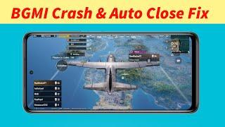 Battleground Mobile india crash Problem | battleground Mobile india Auto close Problem fix