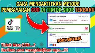 Cara mengaktifkan metode pembayaran COD di tiktok shop || Terbaru 2023