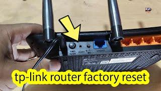 How to reset tp link router
