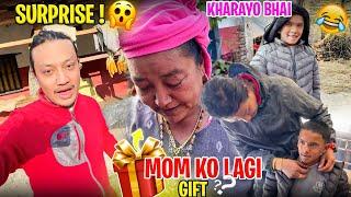 Surprised Gift to MOM ?? || Rabbit vai ear pressing || MRB Vlog ||