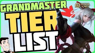 Grandmaster Honor of Kings Tier List - Best SOLO QUEUE Picks in EVERY ROLE! - HoK Tier List