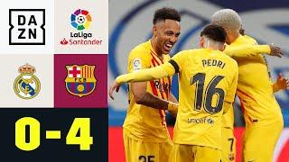 Clasico-Wahnsinn! Barca für Real eine Nummer zu groß: Real Madrid - FC Barcelona 0:4 | LaLiga | DAZN