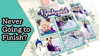 Too Many Unfinished Scrapbook Layouts? Let's get them DONE!