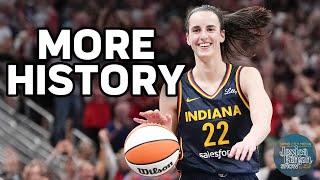 All Caitlin Clark does is make HISTORY | Jessica Benson Show