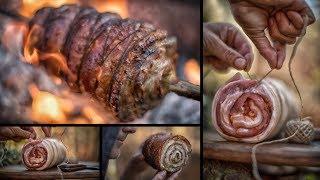 BEST CHRISTMAS PORCHETTA (Bushcraft) - YOU SHOULDN'T SEE THIS!!!