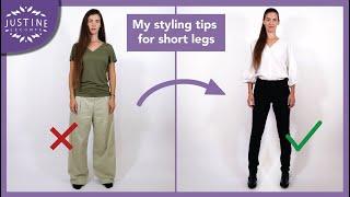How to make short legs look longer (styling tips) | Justine Leconte