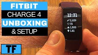 FITBIT CHARGE 4 Full Setup (GPS, Clock Faces, Spotify, Payments, Apps, Notifications) & Unboxing!