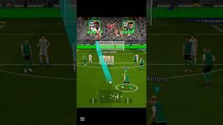 Vini Jr vs Antony long ball challenge  #efootball #efootball2025 #ytshorts #pesmobile