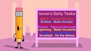 Battle for BFDI Club 2 Episode 2: iance’s Daily Tasks