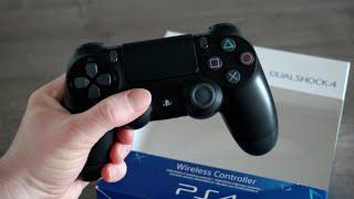 Sony PlayStation DUALSHOCK 4 • Quick Unboxing • Jet Black PS4 Wireless Controller V2