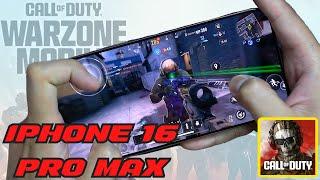 iPhone 16 Pro Max Call of Duty Warzone Mobile Test With Battery Test