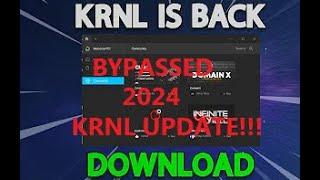 How to get KRNL UPDATE ROBLOX EXECUTOR ON PC TUTORIAL (BYPASSED BYFRON)