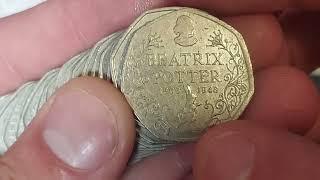 £100 50p Coin Hunt #1 - How Much is in Dans Money Box Special