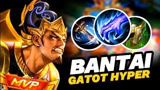 PRO PLAYER WAJIB COBA | Build Terkuat Gatotkaca Jungler Auto Bantai