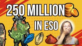 How I made 250 Million Gold in 1 month on ESO..