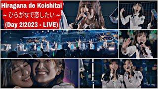 Hinatazaka46 - Hiragana de Koishitai ~ ひらがなで恋したい (Day 2/2023 - LIVE) 日向坂46 ライブ