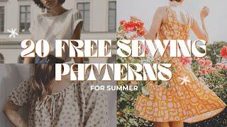 20 Free PDF Sewing Patterns To Make Your Summer HOT 