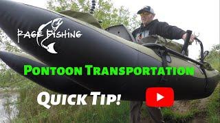 COLORADO PONTOON TRANSPORTATION - 4K - Pontoon transport tips - I use the bed of my Tundra!