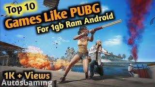 Top 10 Games Like Pubg For 1GB Ram Phones | Games Like Pubg For 1GB Ram Android | Offline/Online