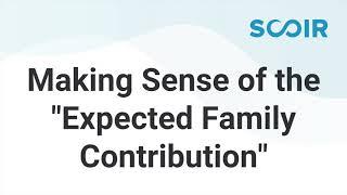 Making Sense of the "Expected Family Contribution"