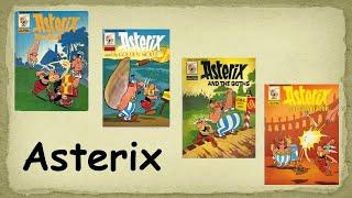 Review of Asterix comics Gaul / Golden Sickle/ Goths/ Gladiator/ Gosciny and Uderzo/ Magic Potion