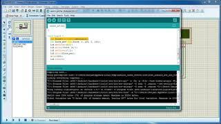 Force sensor simulation in proteus