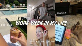 week in my life: working, pool days, WFH makeup routine + nuuly haul | maddie cidlik