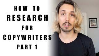 How to do Copywriting/Sales Writing Research in 2020 part-1