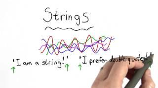 Strings - Intro to Computer Science