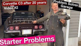 Starter Removal (Starter Repair) 3 wires explained, bench testing a starter, Corvette C3 starter