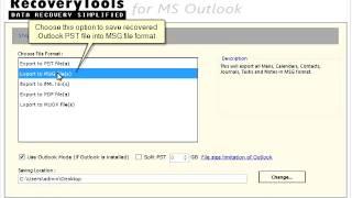 RecoveryTools Outlook Recovery Software