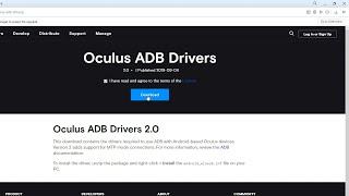 How to install oculus ADB driver