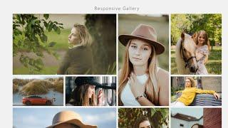 Understanding The Layout for Responsive Masonry Image Gallery Using HTML & CSS