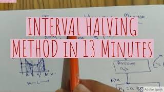 INTERVAL HALVING METHOD| Optimization Techniques|LECTURE 9|