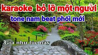 karaoke bỏ lỡ một người tone nam