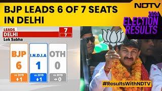 Delhi Election Results 2024 | Manoj Tiwari vs Kanhaiya Kumar In Close Contest In Delhi