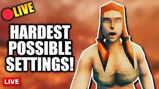 Trying Valheim on The HARDEST POSSIBLE Settings! (Part 1)