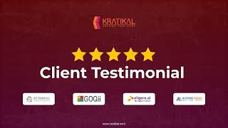 Kratikal Client Testimonials | Trusted by Industry Leaders