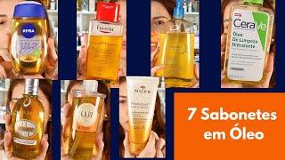 7 sabonetes em óleo - óleo de limpeza, óleo de banho! O que são? Como  usar? Qual a  diferença?