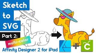 Create a Multi-Color SVG in Affinity Designer 2 on iPad for Cricut